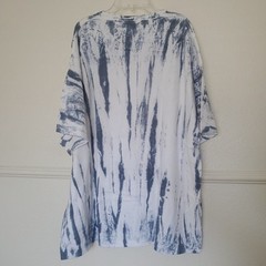 Take That T-shirt Tie Dye Mens Size XL White Blue Pre Shrunk Cotton Blue White
