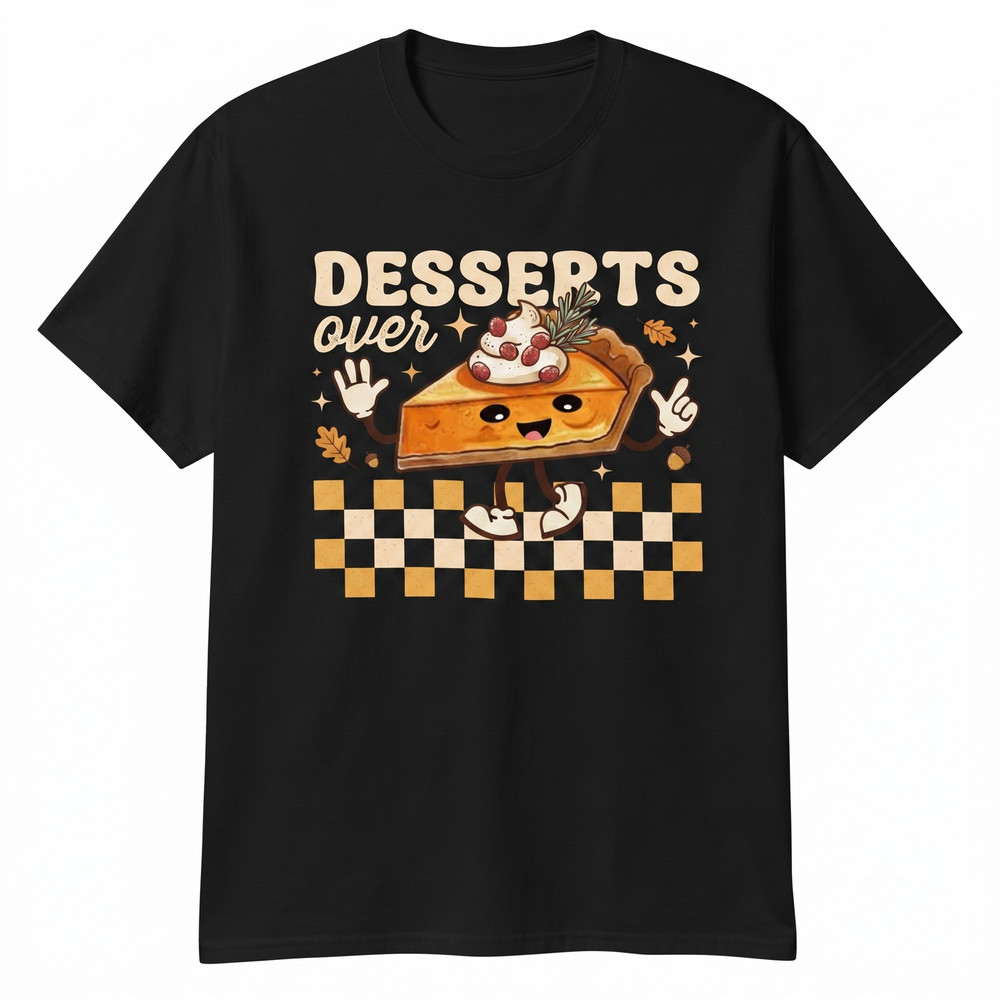 FALL Season Pumpkin Plaid Autumn Vibes Thanksgiving T-shirt For Men Women