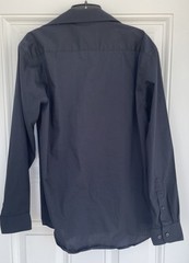 George Button Up Classic Fit Long Sleeve Shirt Men’s Size M (38-40) Black
