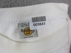Vintage Hard Rock Cafe Shirt Mens Extra Large XL White Shanghai China Cotton