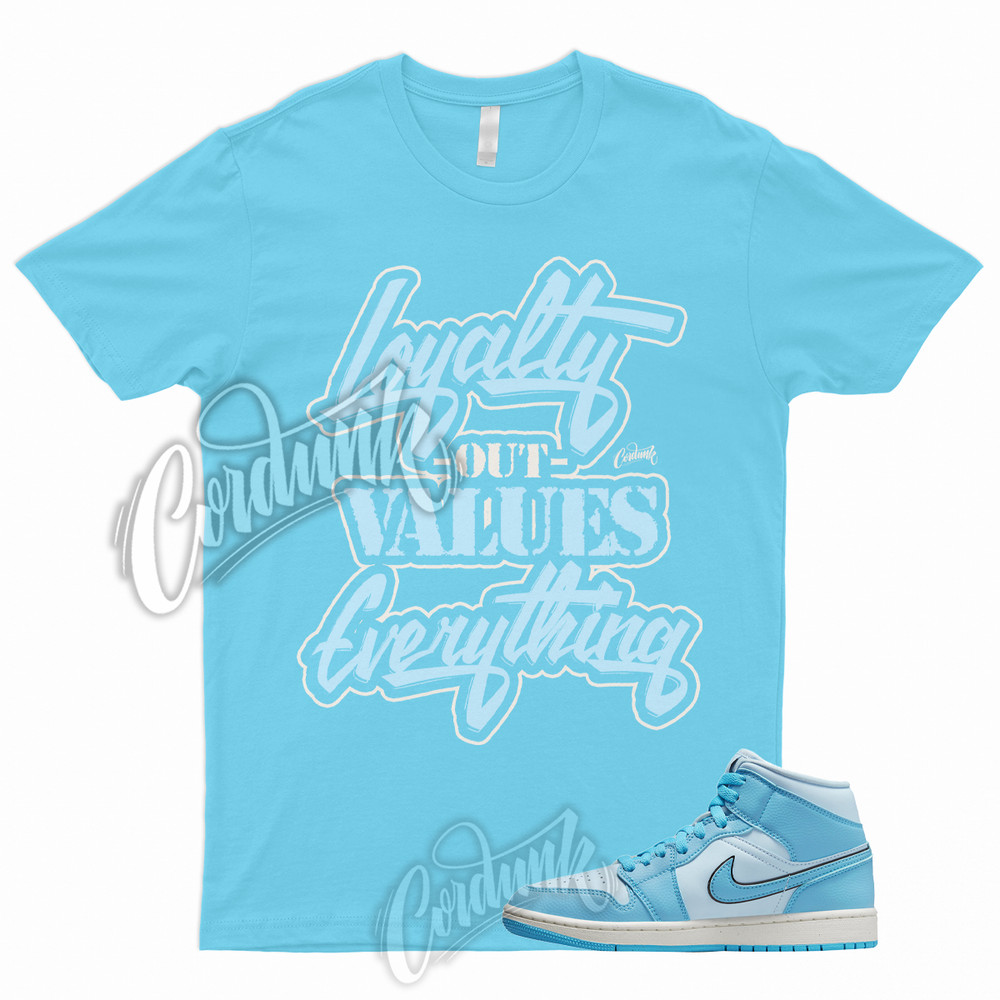LYLTY Shirt for J1 1 Mid University Blue UNC Ice Chill Argon Ocean 90 95 Pacific