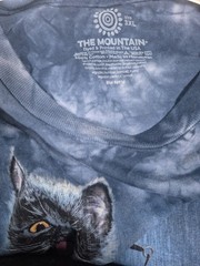 New The Mountain Dead Stock Blue Tye Dye Cat Jurassic Park Trex T-shirt 3XL