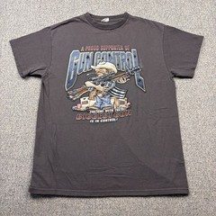 Vtg Y2K Funny Hillbilly 2nd Amendment Patriotic USA AR Beer Shotgun