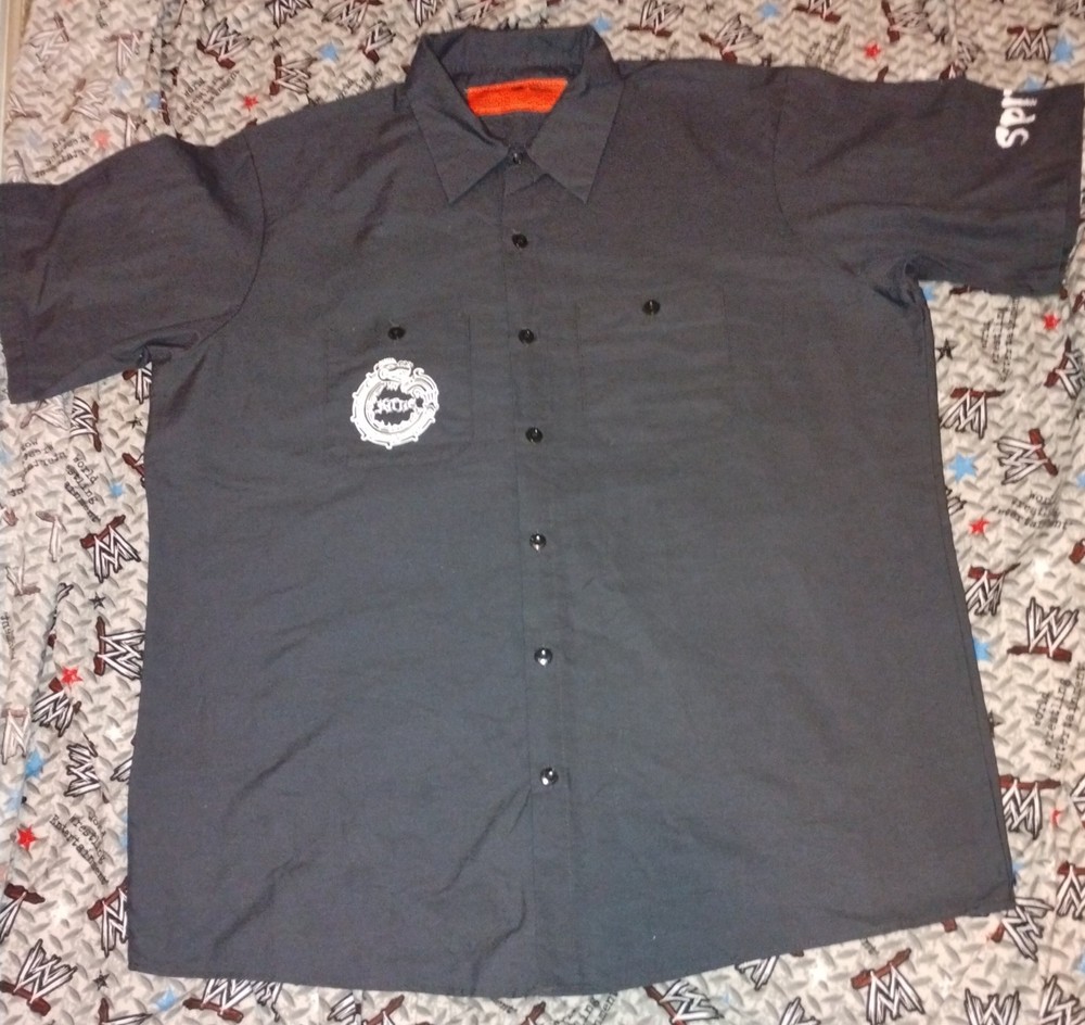 Kittie Spit Workshirt Size XL Y2K Morgan Mercedes Lander Metal