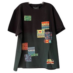Eternity BC / AD Ombré Black Navajo Patch Short Sleeve T-Shirt Size 2XL NEW