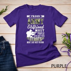 Womens Proud Army Girlfriend Most People T-Shirt Unisex T-shirt