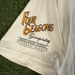 Port & Company Kingsmen 2024 Baseball Tee L White Graphic Four Seasons Oregon