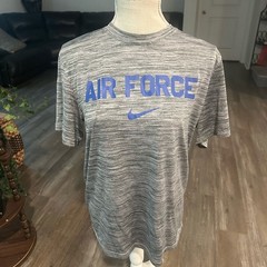 Nike Air Force Blue and Gray Men’s Tee