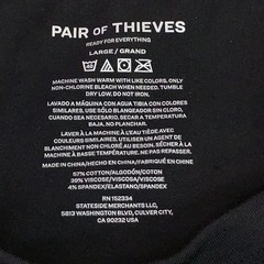 Pair of Thieves Mens Size Large Black Blue Short Sleeve T-Shirt 2 Pieces New