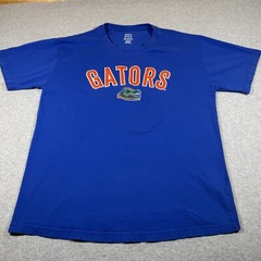 Florida Gators Shirt Adult Extra Large Blue College Football Embroidered Mens