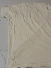 CityLab Stretch Slim Fit T-Shirt, Crew Neck, Off White Yellow XL Combed Cotton