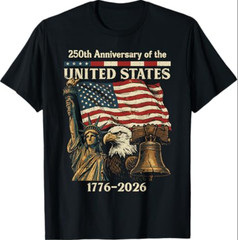 250th Anniversary of United States 250 Years 4th of July Men T-Shirt
