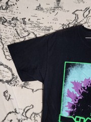 Port & Company Godzilla Japanese Text Graphic T-Shirt Men’s Large Black Cotton