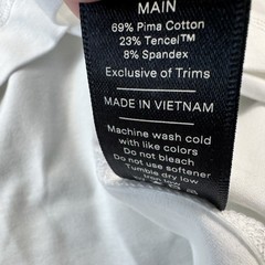 Public Rec Solid White Go To Tee Men’s S/S V Neck T Shirt Size XL NWT