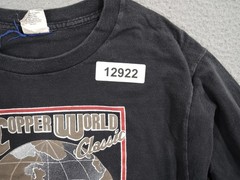 VINTAGE Cooper World Classic Shirt Mens Large Black 1986 Signal Car Auto Racing