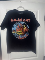Doja Cat Tee Shirt T-Shirt Classic Parody Rock Large Hip-Hop Pop Music Vintage