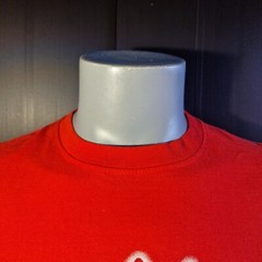Adidas Originals Big Trefoil Logo T-Shirt Men’s M Red Crew Neck Graphic Tee