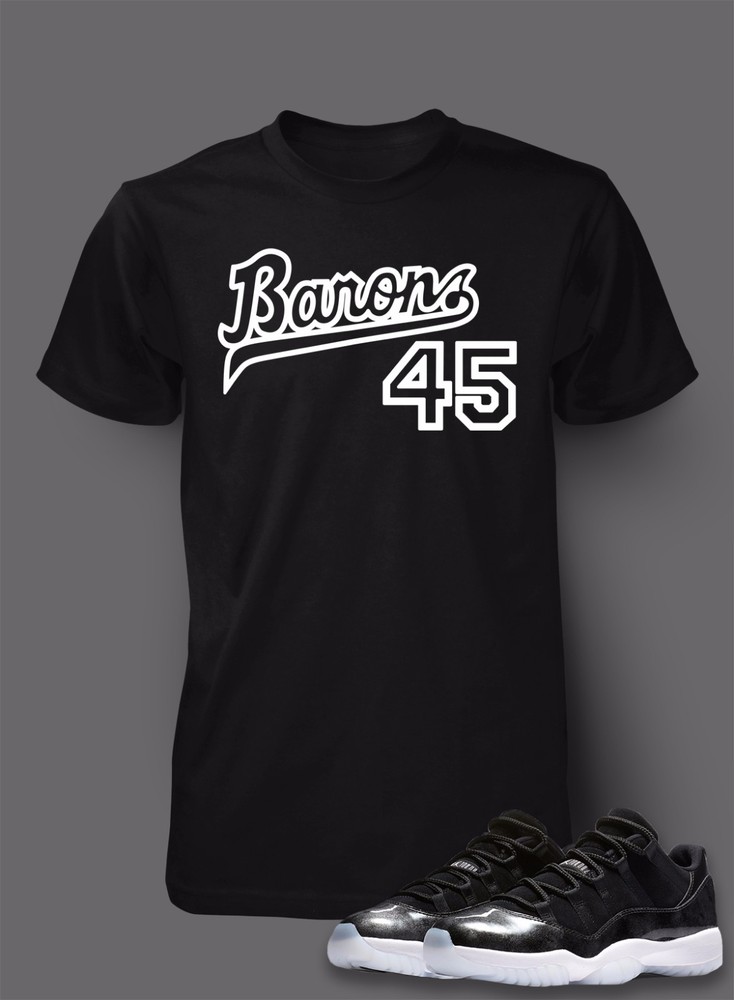 Mens Pro Club Shaka RTP Tee Shirt to Match AIR J11 Barons 45 Shoe Big Tall Small