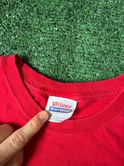 Vintage Y2K 2000s Red Jack Link’s Beef Jerky “Feed your wild side” Promo Tee