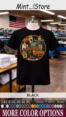 Halloween Stay Spooky Shirt, Pumpkin Ghost Scarecrow Graphic Tee