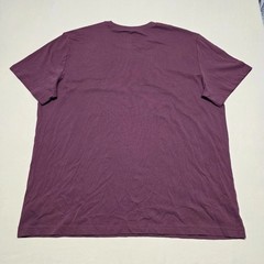 Life is Good Men XXL T-Shirt Plum Maroon Mountain Sun Graphic Print 100% Cotton