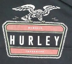 Hurley T-Shirt Sz XL Eagle and Lightning Skateboarding Tee