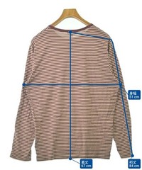 SUNSPEL T-shirts/Cut & Sewns BrownxBeige(Border) XL 2200697414014
