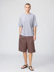[2PCS SAME COLOR] UNIQLO U AIRism Cotton Oversized T-Shirt Half-Sleeve Japan NWT