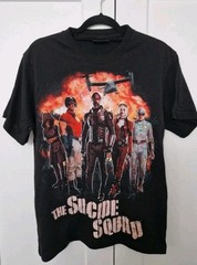 Men’s Spiral T-Shirt The Suicide Squad Cotton short Sleeve Size M