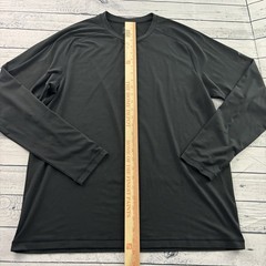 Hill City Blank Modal Poly Long Sleeve Butta Soft T Shirt Men’s Large Black