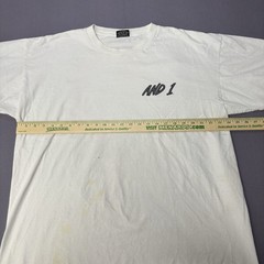 Vintage 90s And One 1 Basketball T Shirt Sz Men’s XXL White RARE A26