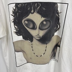 Vintage 90s 1996 Alien Jim Morrison Lizard King Parody Tshirt XL Single Stitch