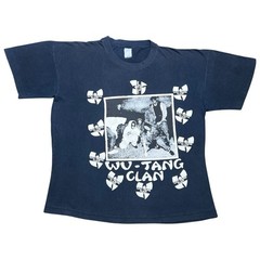 Vintage 1990s Wu Tang Clan 36 Chambers Of Death Promo Rap T-Shirt Sz L