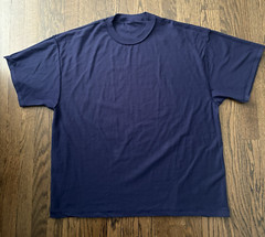 Now and Zen 2XL Dk Blue Shirt Let Me Drop Everything 100% Cotton Preshrunk w Tag