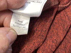 Eddie Bauer Henley Shirt Mens TL Maroon Travex 1/4 Snap