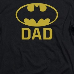 Batman Bat Dad Licensed Adult Unisex Long Sleeve T-Shirt SM-3X