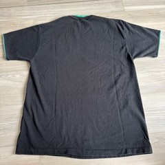 Vintage 80s 90s Daytona Beach Florida Ringer T Shirt Mens Size XL Black Green