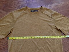 REI Co-Op Polyester Short Sleeve Active Performance T-Shirt – M, Heather Orange