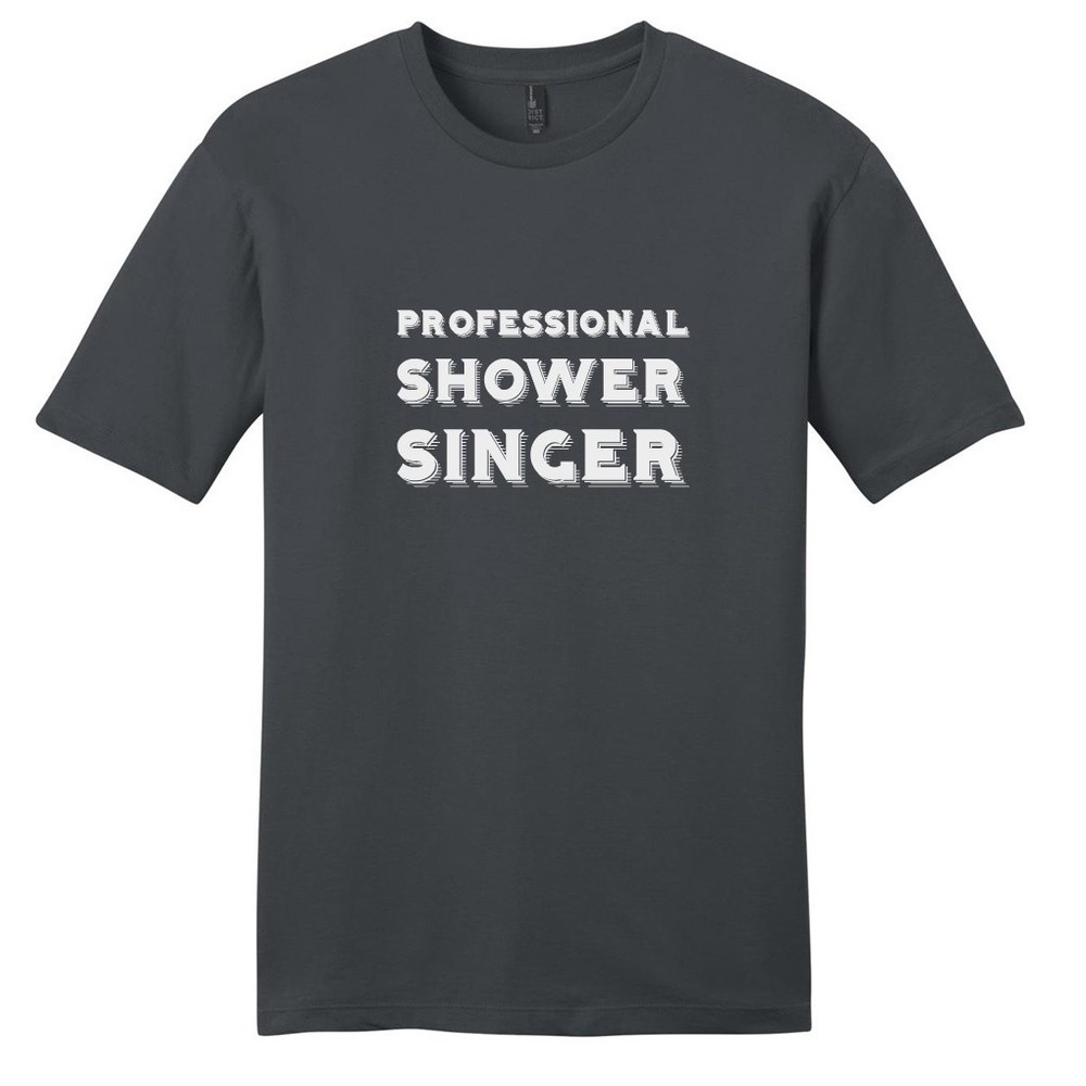 Professional Shower Singer T-Shirt – Unisex Funny Singer Karaoke Shirt