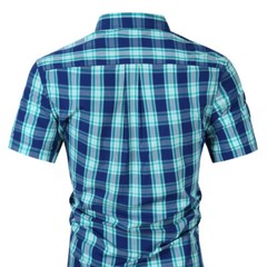 Mens Classic Leisure Outdoor Shirt Short Sleeved Comfort Summer Short Shirt