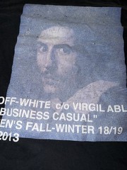 Off-White “Business Casual” Bernini Men’s Short Sleeve T-Shirt XL Streetwear