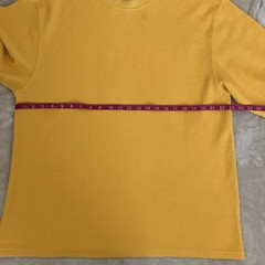 Access Thermal Top Mens 2XL Yellow Waffle Knit Pullover Crewneck Base Layer