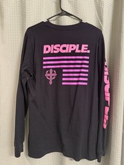 Disciple Round Table Long Sleeve Shirt Medium Black Graphic