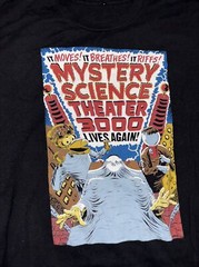 Mystery Science Theater 3000 T-Shirt Lot Unisex/Men Large 4pc + VIP Lanyard