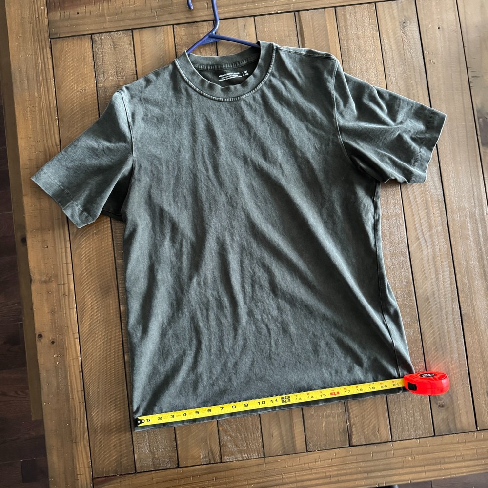 100% Cotton Black Wash Premium Heavyweight 2.0 Tee M Tall (Used 1-3 times max.)
