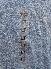 North Hudson Men T Shirt LT Blue Crew Neck Short Sleeve Pullover Basic Casual