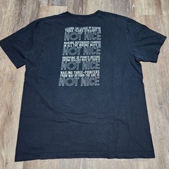 Nike KD Is NOT NICE Mens L Basketball NBA Swoosh T-Shirt Black Large Durant