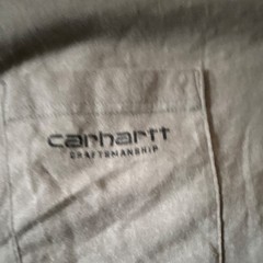 Carhartt Relaxed Fit Pocket Logo Men’s 4XL Gray Short Sleeve Crew Neck Tee