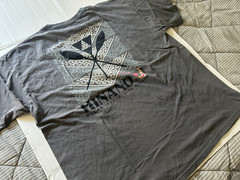 HINANO TAHITIAN GIRL TRIBAL SZ 2XL GRAY SHORT SLEEVE T=SHIRT.SEE DESCRIPT