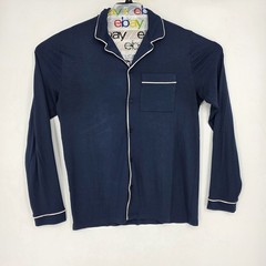 Tommy John Shirt Mens Small Blue Pullover Long Sleeve Soft Top Lounge